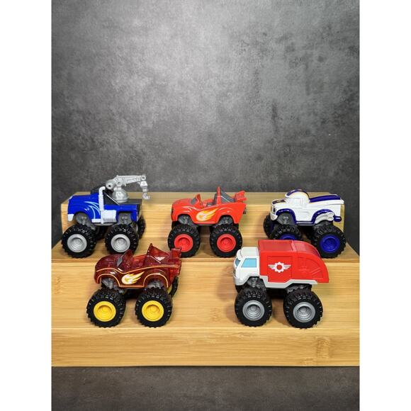 Blaze and the Monster Machines Diecast Trucks Variety Lot of 5 - Picture 4 of 6